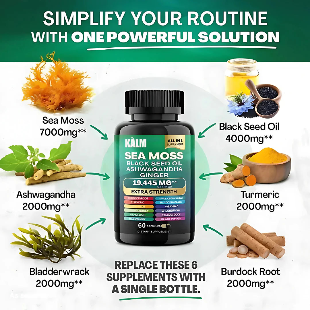 Sea Moss + Shilajit Supplement Bundle