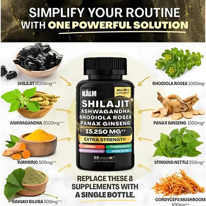 Sea Moss + Shilajit Supplement Bundle