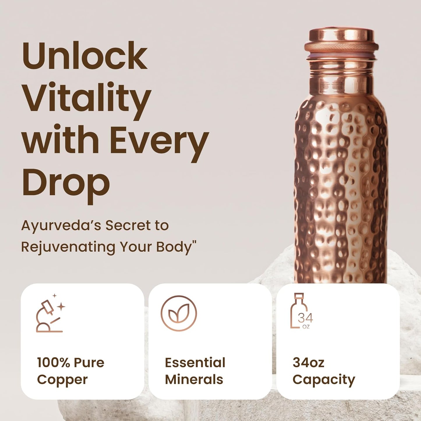 Handmade® Ayurvedic Celeste Copper