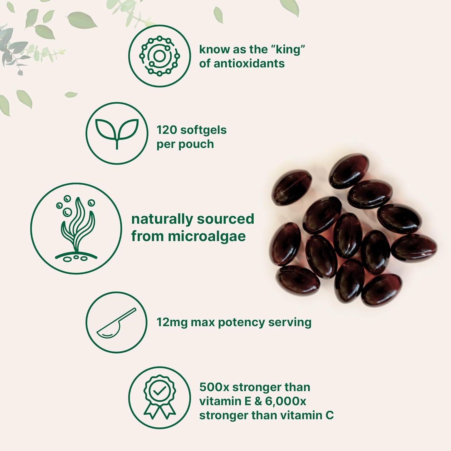 Premium Astaxanthin Softgels®️