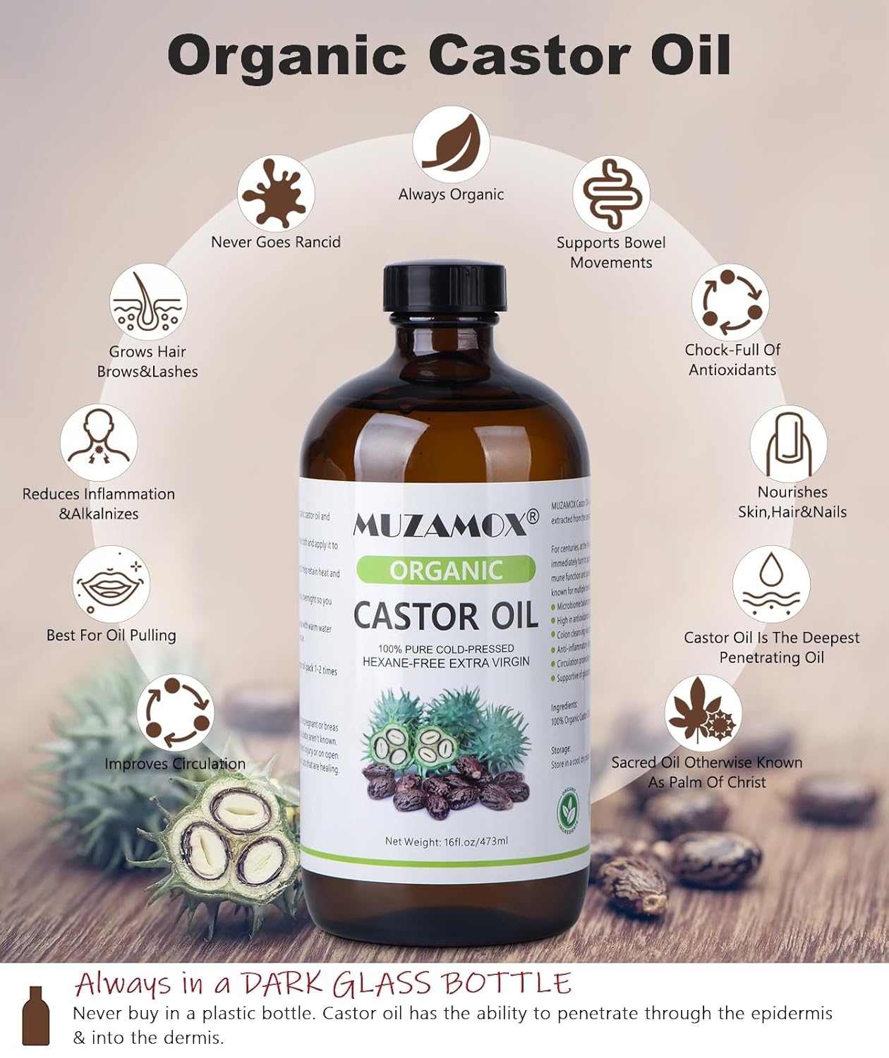 Elixir™Organic Castor Oil