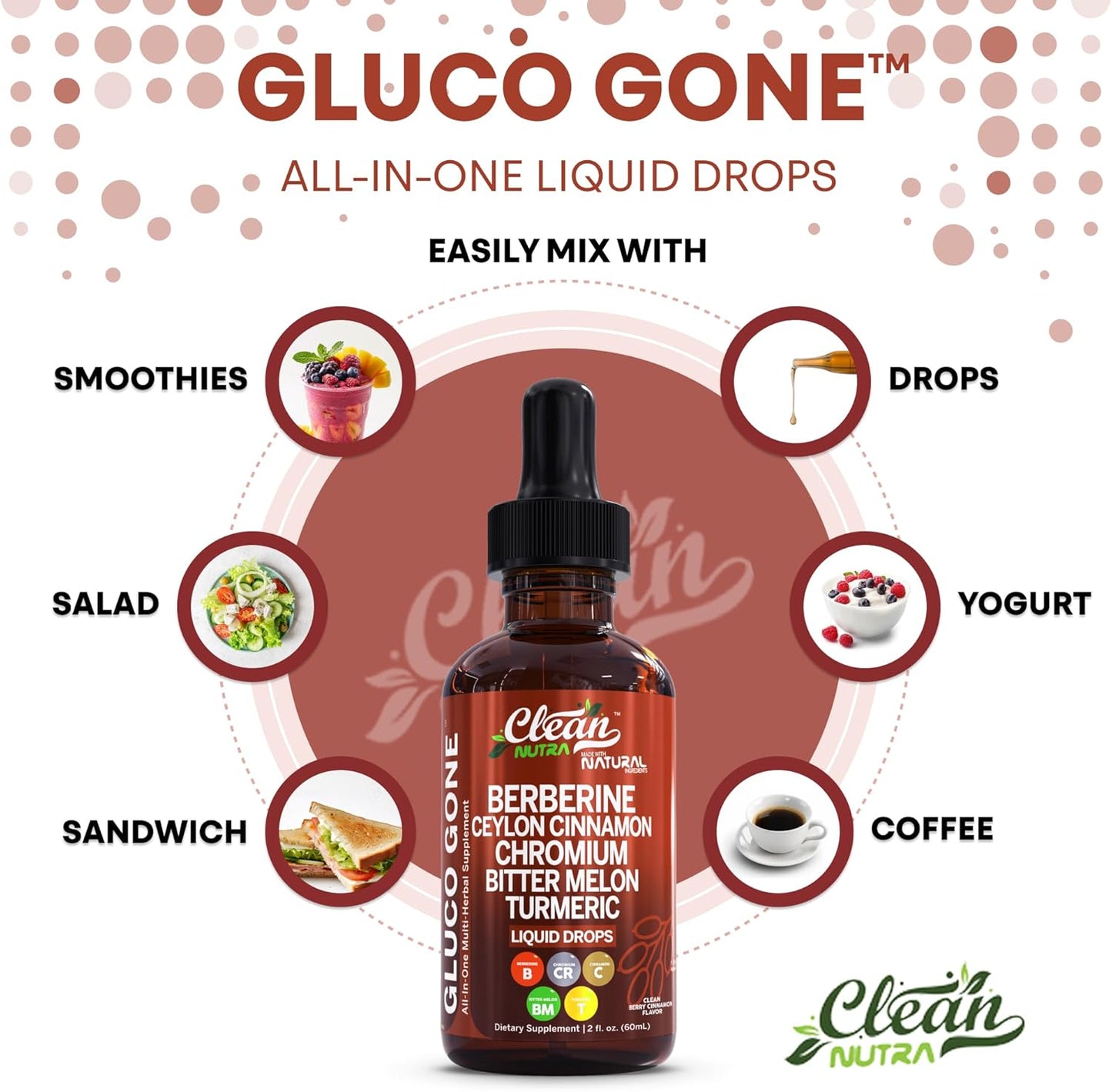 Berberine with Ceylon Cinnamon Drops™️