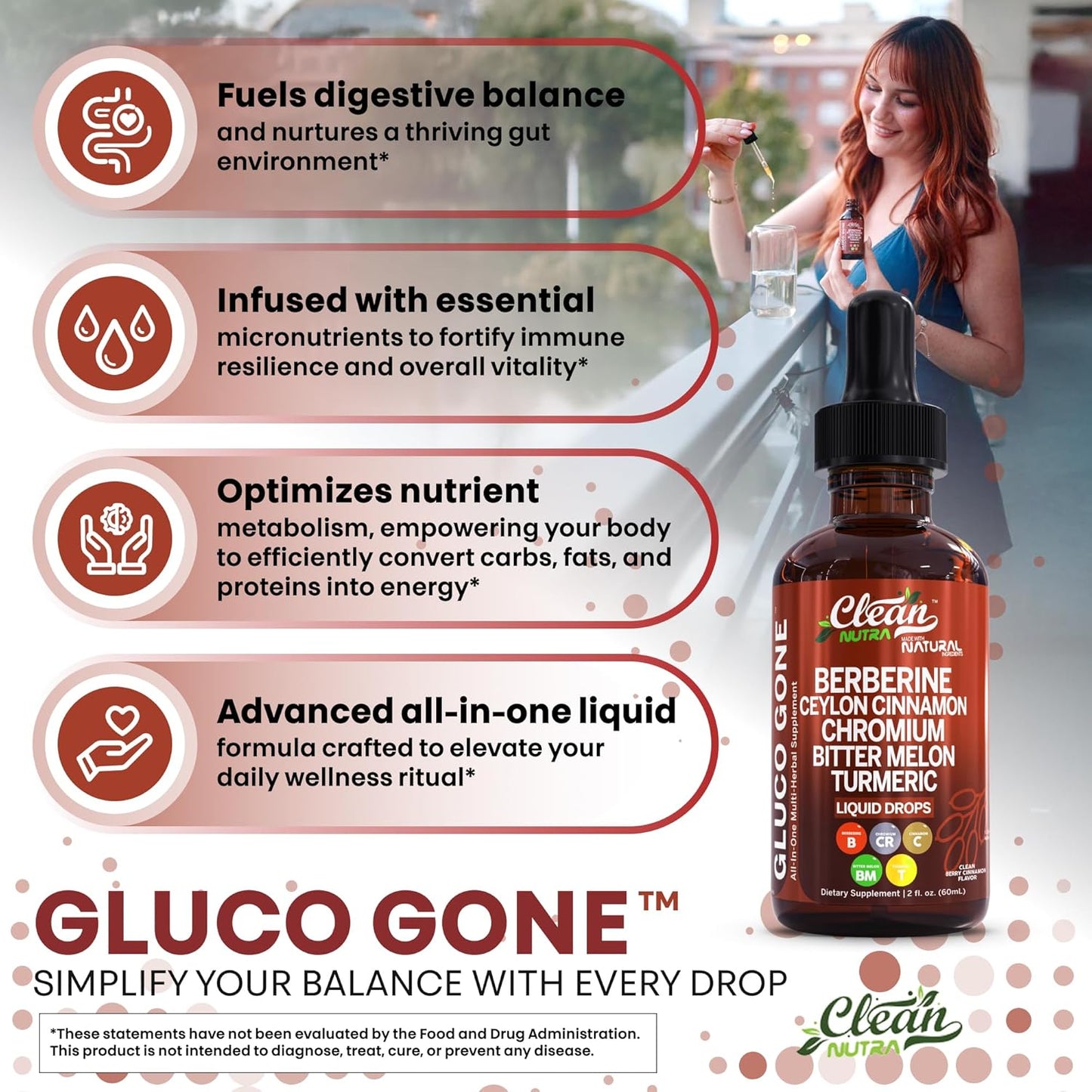 Berberine with Ceylon Cinnamon Drops™️