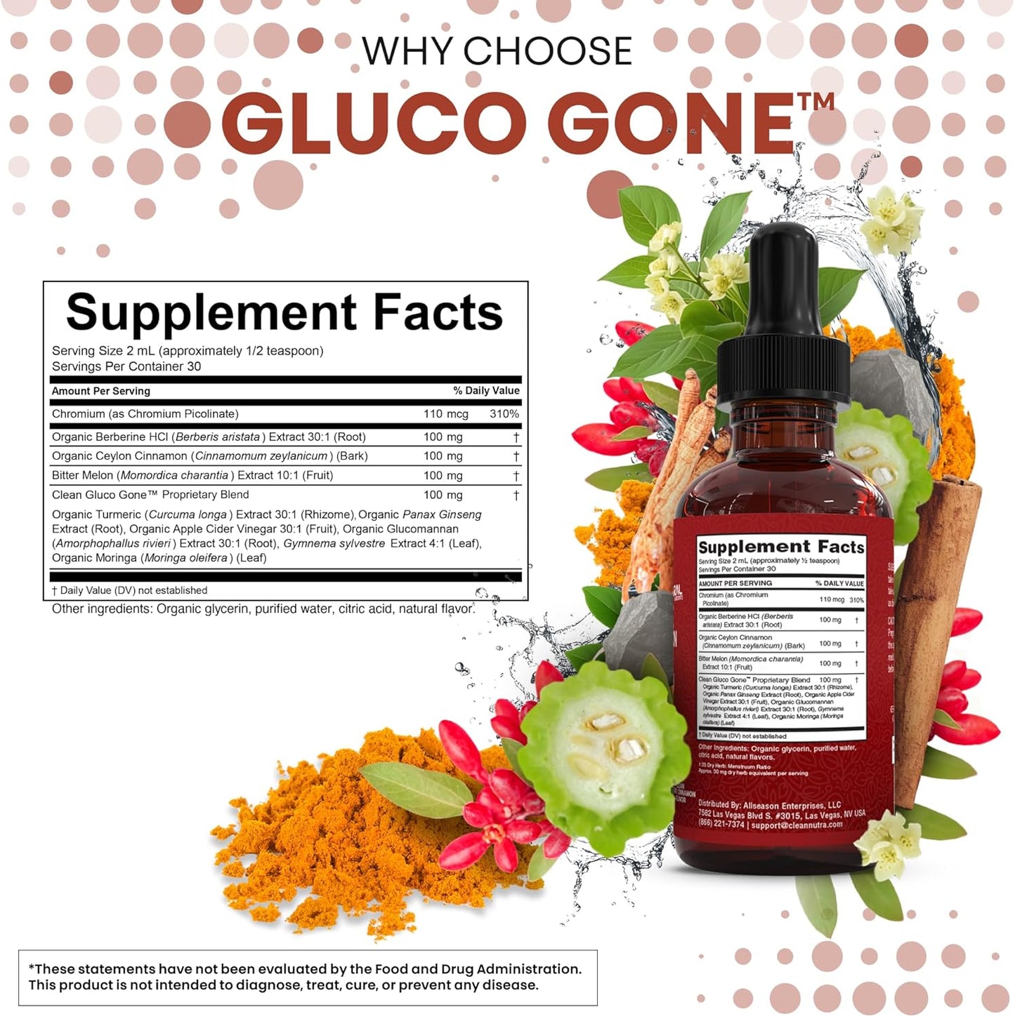 Berberine with Ceylon Cinnamon Drops™️