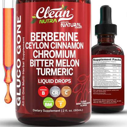 Berberine with Ceylon Cinnamon Drops™️