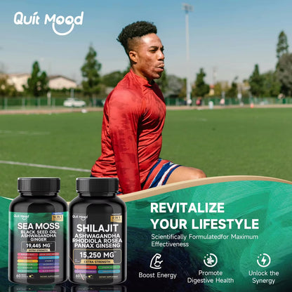 Sea Moss + Shilajit Supplement Bundle